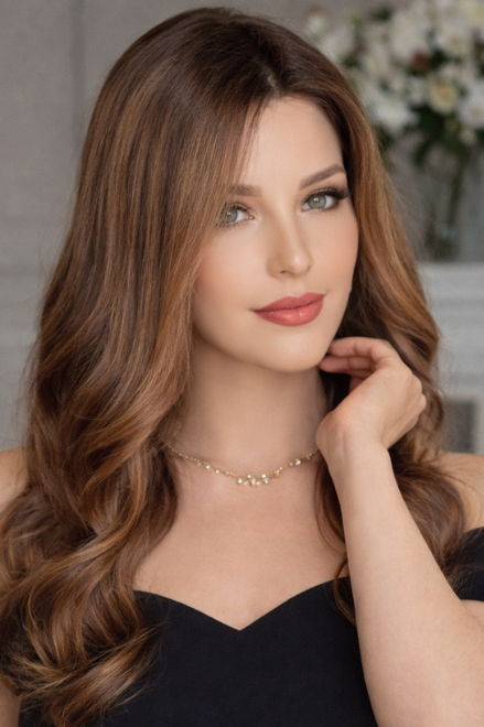 Lace Top Wig – Wavy – Couleur : Hawaii (Caramel/Miel) – Longueur : 20 pouces